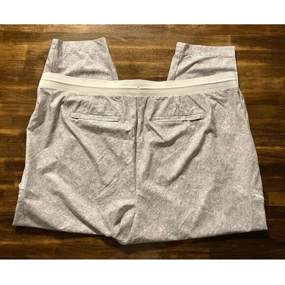 Athleta Women's Plus Size 24 Venture Jogger Pant Printed Tapered Leg Viper Grey - Picture 6 of 16